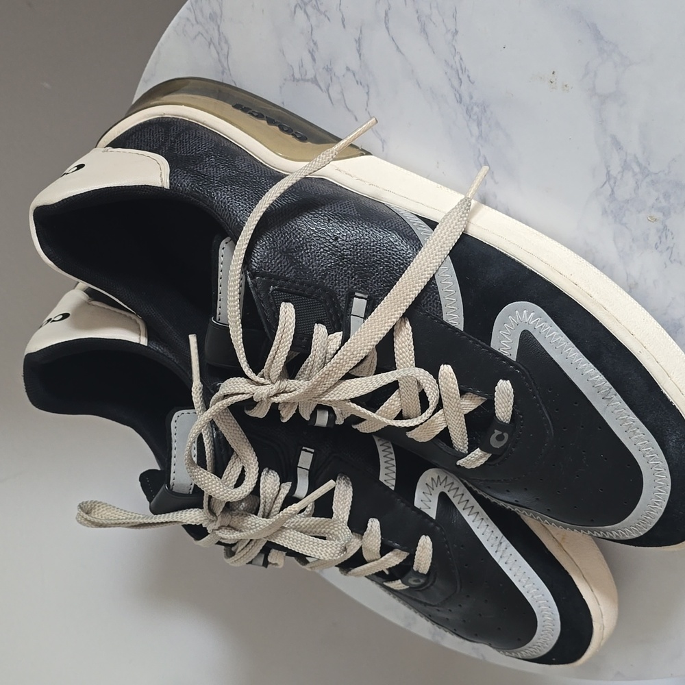 Coach 1941 Black Citysole Signature Court Sneakers - Picture 3 of 11